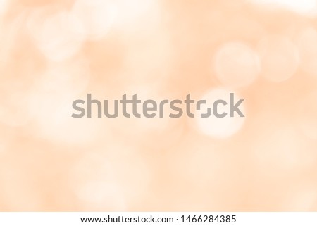 Orange bokeh texture background from natural