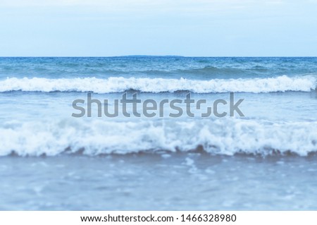 waves of the blue sea