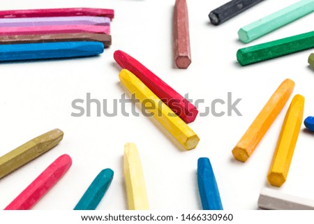 Crayons for children to draw with