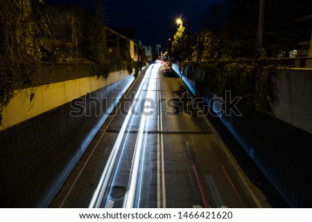 Lights in Germany with long exposure