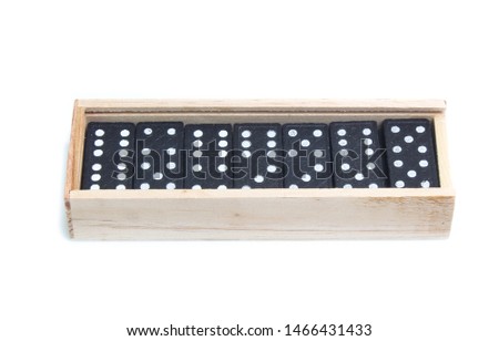 domino isolated on white background