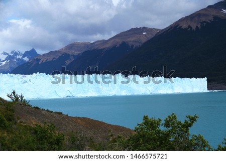 Massive Perito Moreno Glacier in Lago (lake) Argentino, Argentine Patagonia.