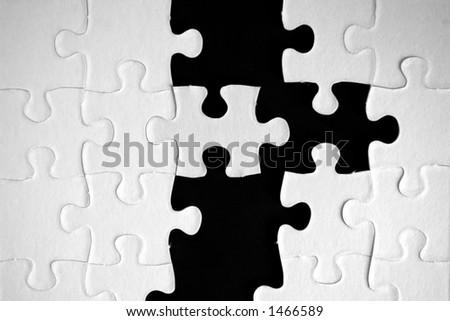 Black and white puzzle