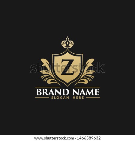 Luxury Royal Alphabetic Heraldry Logo Template