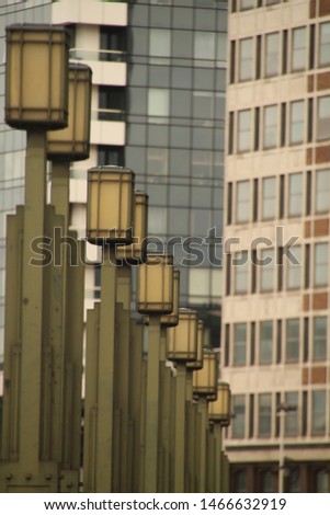 Buildings in the downtown of London