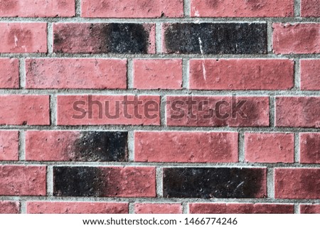 Detailed old and weathered vintage brick wall in high resolution