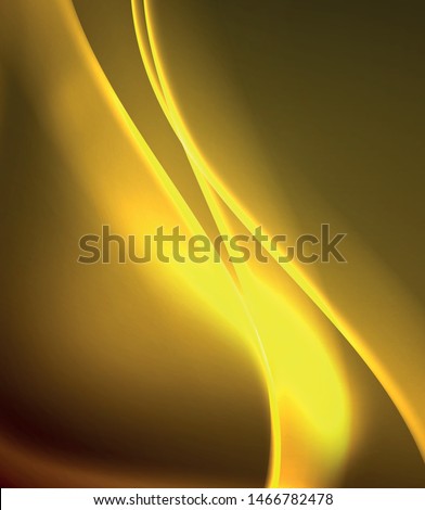 Shiny color bright neon abstract wave template. Abstract bright light. Neon light glowing effect. Space background. Abstract shape. Shining space.