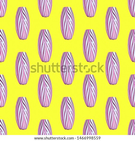 Seamless pattern. Geometry Vase.Use for t-shirt, greeting cards, wrapping paper, posters, fabric print.