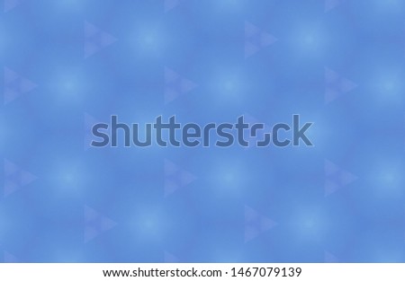 Kaleidoscope - reflecting surfaces blue Background 
