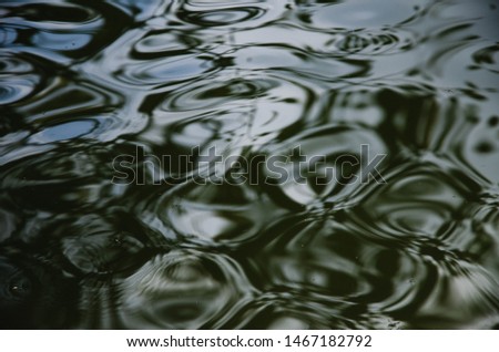 abstract pattern of water surface. natural background. dark blue , white and green pattern. beauty of water
