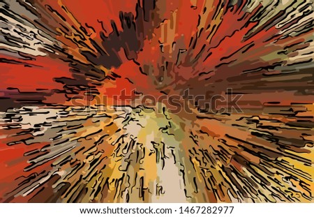 abstract grunge background from color chaotic blurred spots brush strokes of different sizes
