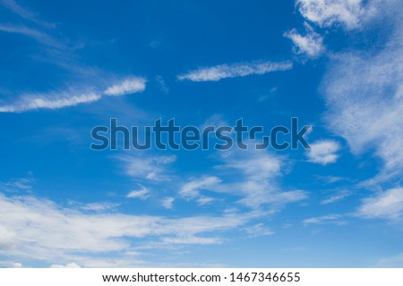 Background bright sky soft clouds