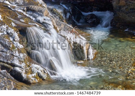 mini waterfall on the Tisita canyon