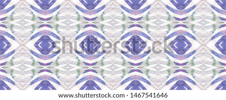 Indian Native American Pattern. Pastel Blue and Brown Seamless Texture. Seamless Tie Dye Illustration. Ethnic Indonesian Motif. Abstract Shibori Print. Indian Traditional Americal Pattern.