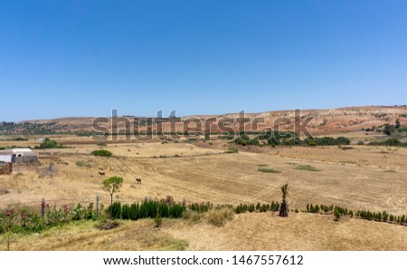 Beautiful countryside Landscape in Morocco