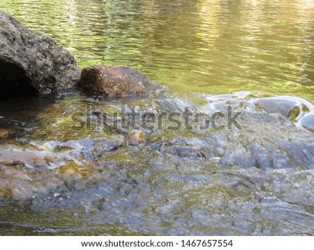 Rocks are resistant to water flowing through.