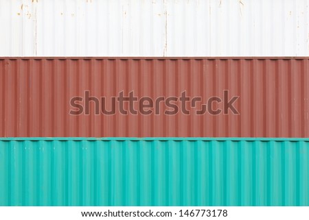 Containers shipping 