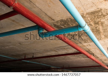 The beautiful pattern water pipe