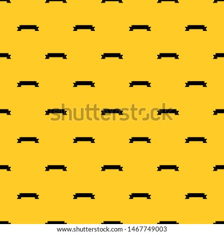 Ribbon pattern seamless vector repeat geometric yellow for any design