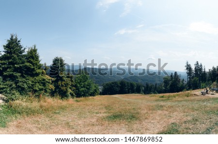 A view from a mountain Wielka Czantoria, Poland. Europe