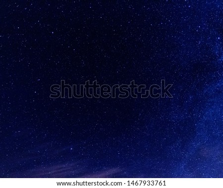 Deep blue space faraway galaxy 