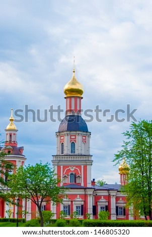 Trinity church in Sviblovo district, Moscow, Russia