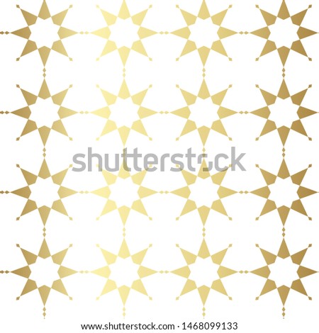 Seamless vector gold pattern. Repeat golden abstract background for design, fabric, textile, cover, wrapping. 10 eps design