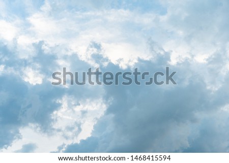 cloudy blue sky nature background