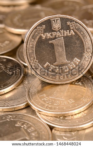 Financial success ukrainian money background for rich life concepts