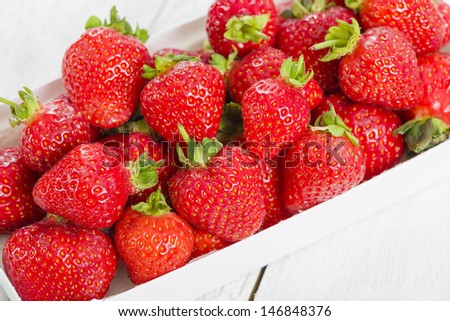 Strawberries - Box of hand picked strawberries. Delicious summer treat!