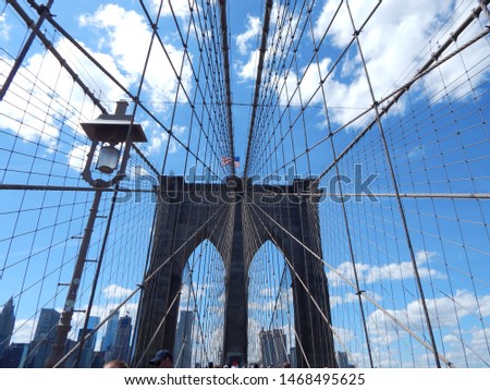 Brooklyn Bridge Photos on a Sunny Day in New York
