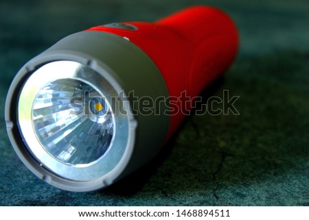 photo of a LED camping or around the house flash light. 