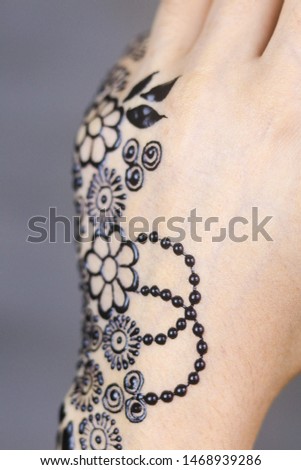 beautiful henna beauty indian tattoo