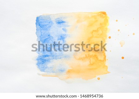 Beautiful  water colors background on white background 