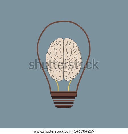 Building in the Light bulb vector icon logo, idea concept