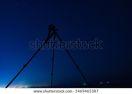 Camera for photographing a starry sky