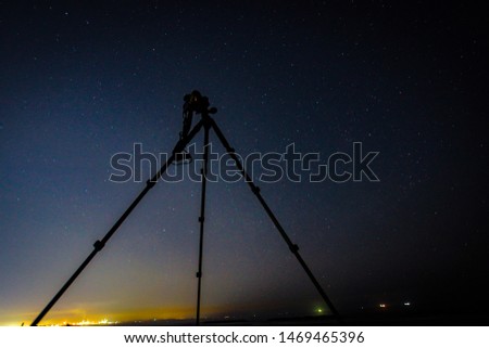 Camera for photographing a starry sky