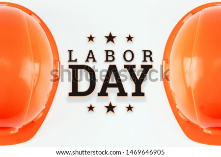 Creative background, Happy Labor Day banner. Design template. Copy space.