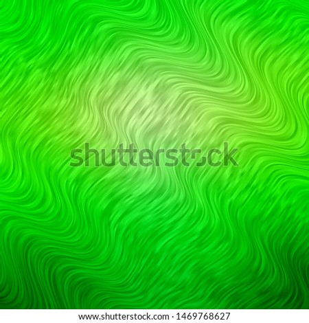 Light Green vector backdrop with circular arc. Illustration in abstract style with gradient curved.  Smart design for your promotions.