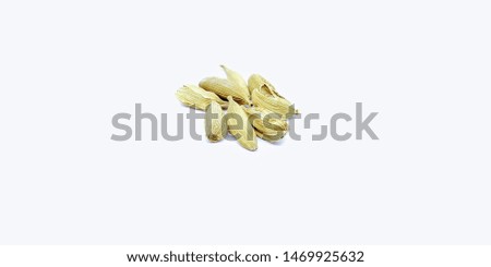 A picture of Cardamom on a white background