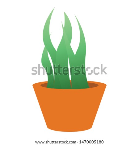 Succulent icon. Cartoon of succulent vector icon for web design isolated on white background