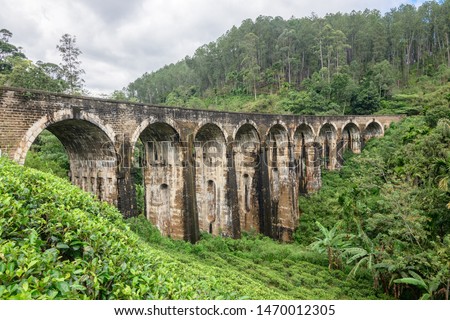 Ella, Sri Lanka. One of the best examples of colonial-era railway construction in the country.
