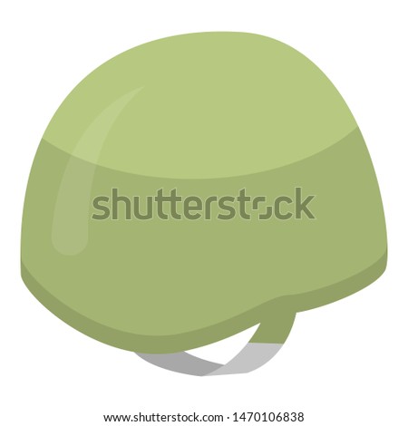 Army helmet icon. Isometric of army helmet vector icon for web design isolated on white background