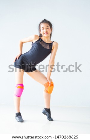 Lovely dancer, Beautiful little girl dancer in dance academy