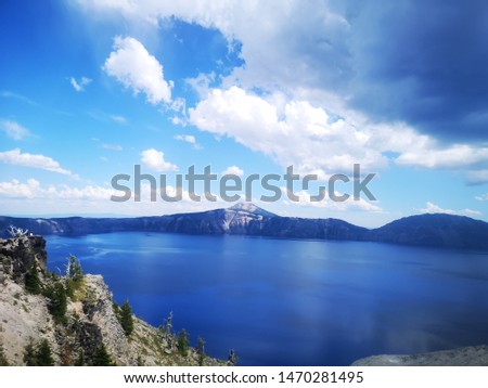 Crater lake national park from Oregon 