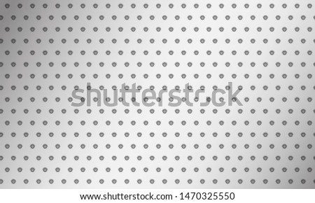 Abstract white background. 3d monochrome perforated texture