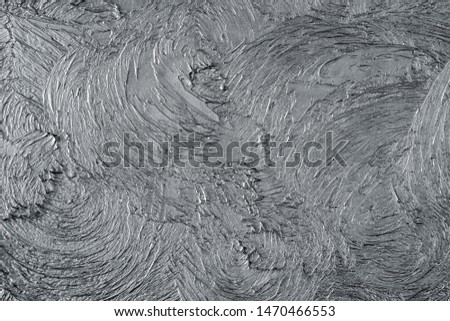 Abstract background from old black concrete texture wall.