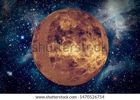 Venus. Fulle planet. The elements of this image furnished by NASA.