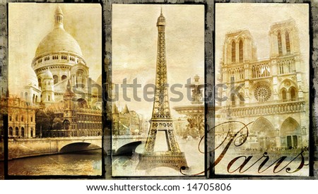 Paris - old photo-album series