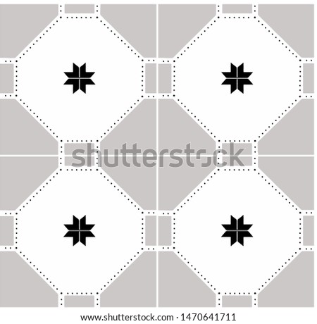 geometric shapes on white-gray background